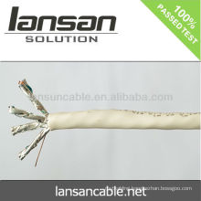 23AWG 0.574mm CAT6 U-FTP Cable, UL list, 100% pass FLUKE TEST